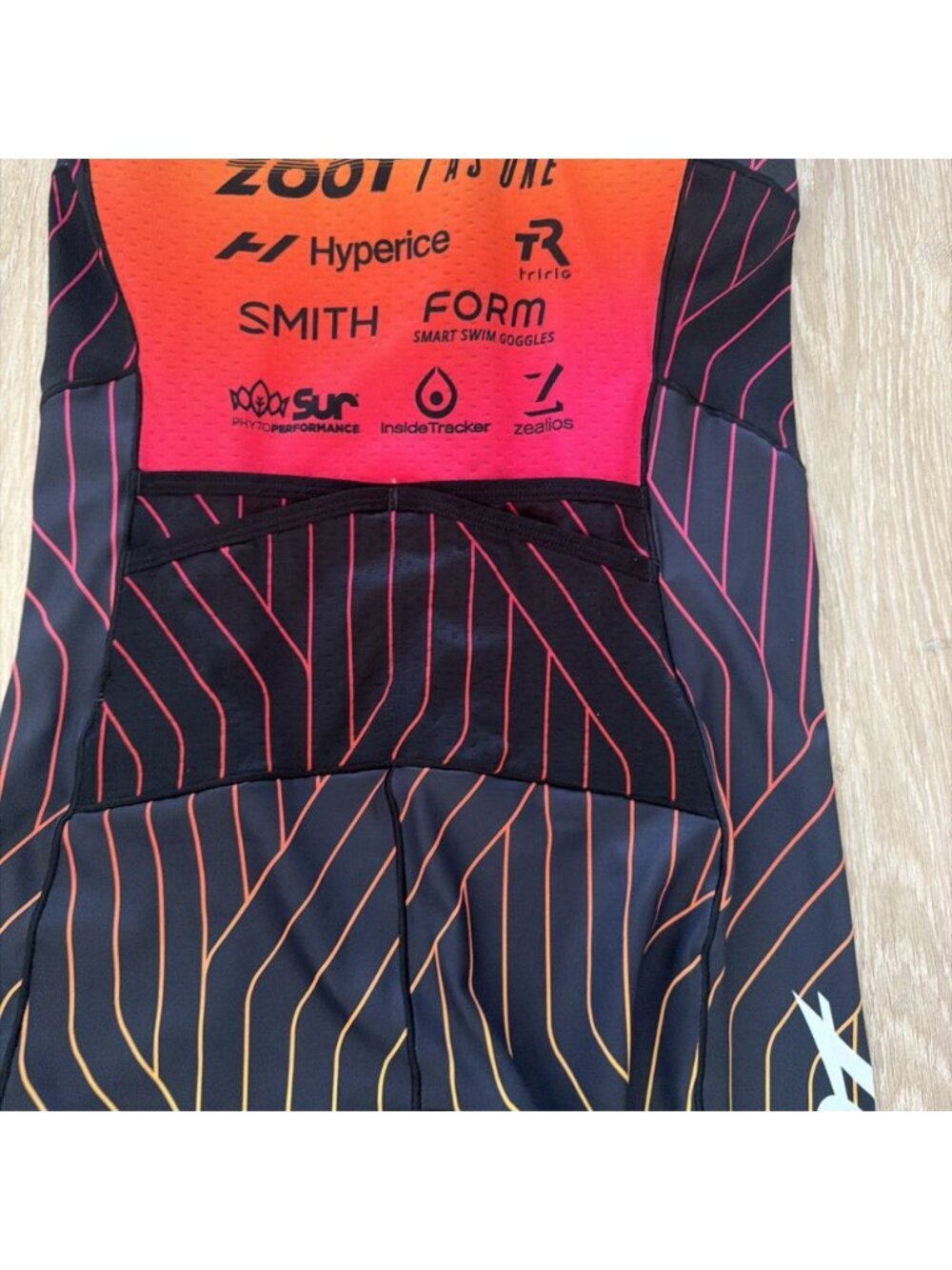 Team Zoot Women's Tri Suit Multicolor Racing As One Sleeveless Size XL (Y4) - Picture 8 of 8